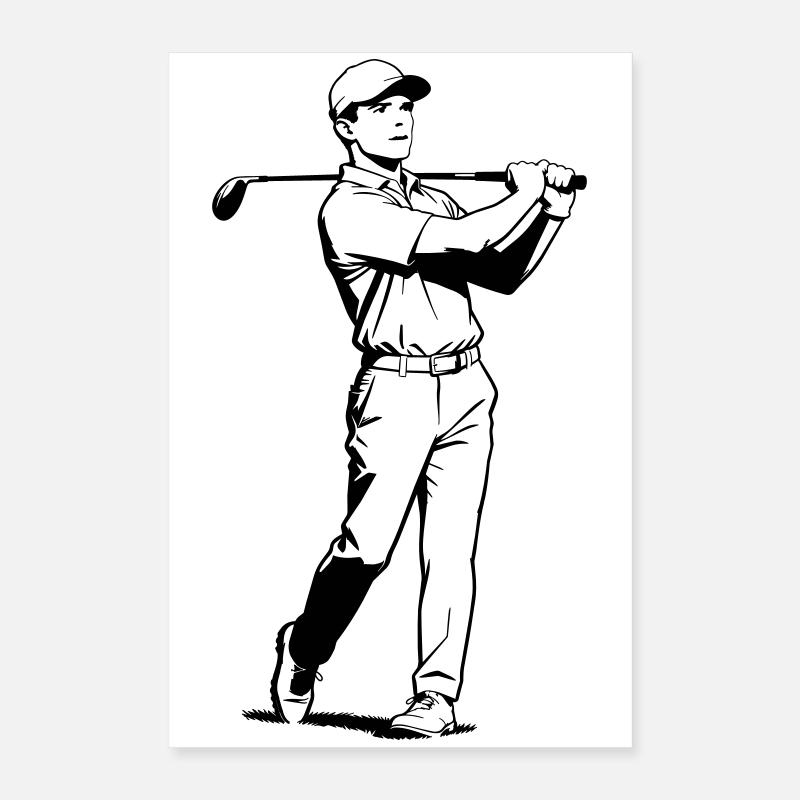 Golf Poster 40 x 60 cm