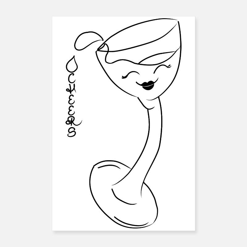 Santé ! Poster 40 x 60 cm