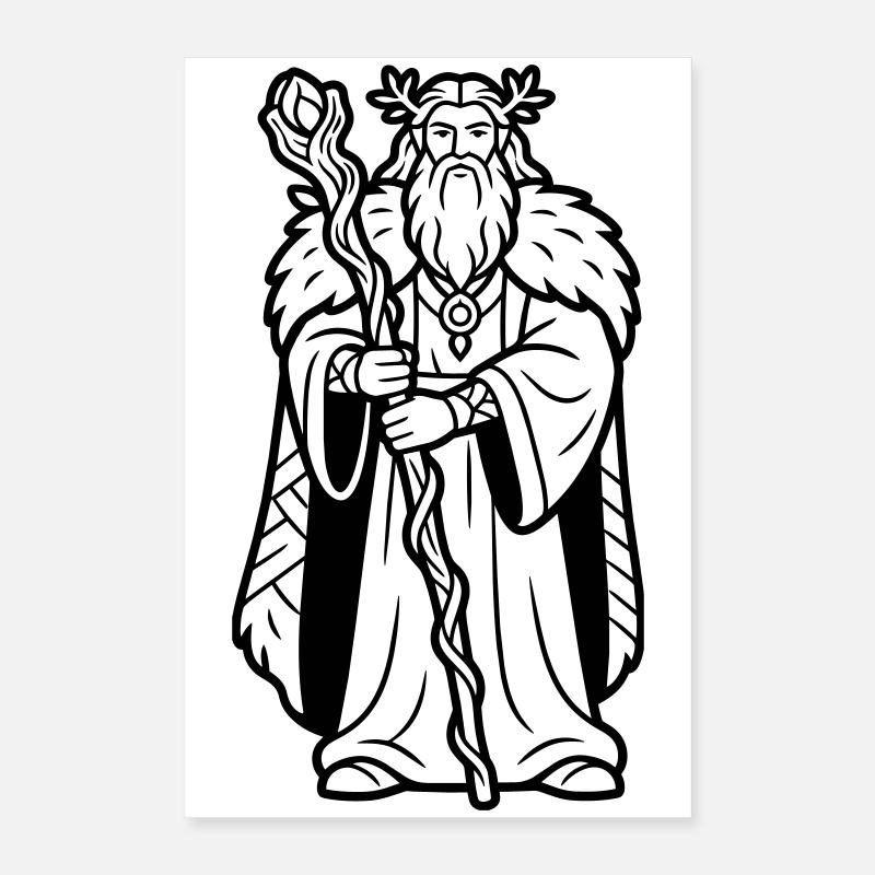 druid Poster 16" x 24" (40x60 cm)