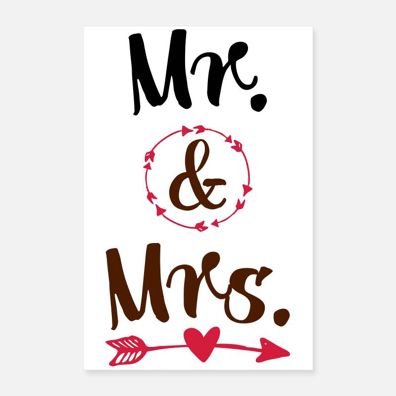 Hochzeit Poster 40x60 cm