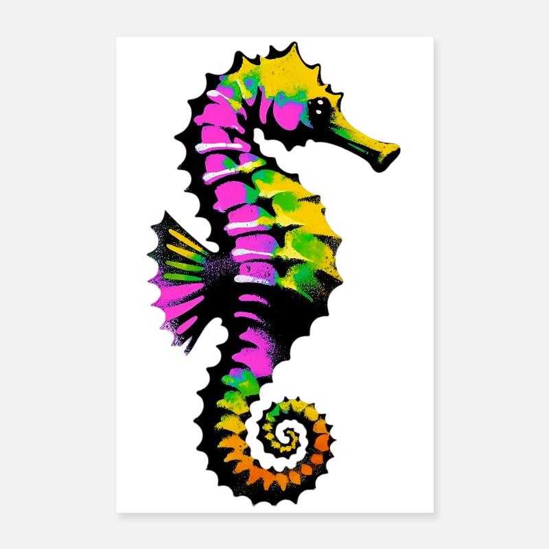 Hippocampe Poster 40 x 60 cm