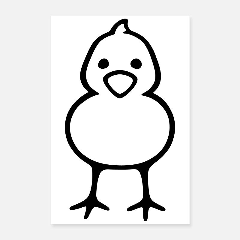 Chick Poster 40x60 cm