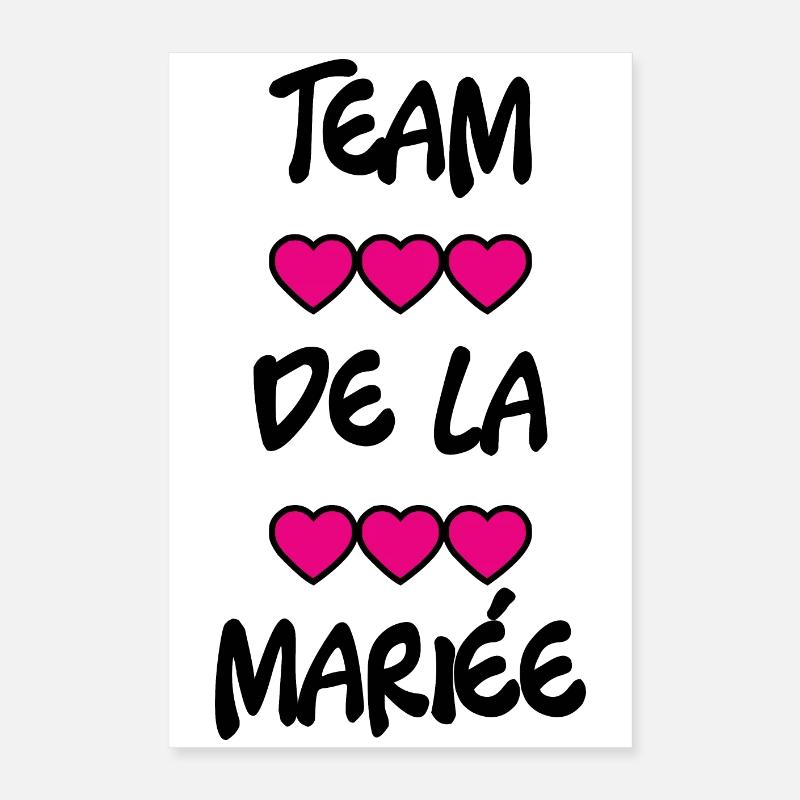 MARIEE. FUTURE MARIEE. EVJF. TEAM. TEAM MARIEE Poster 40 x 60 cm