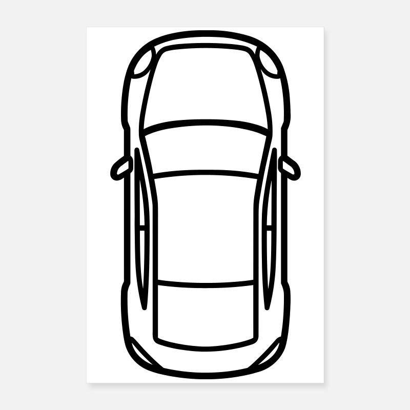 voiture Poster 40 x 60 cm