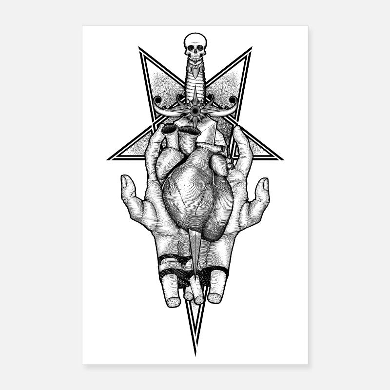 Schmerzendes Herz Poster 40x60 cm