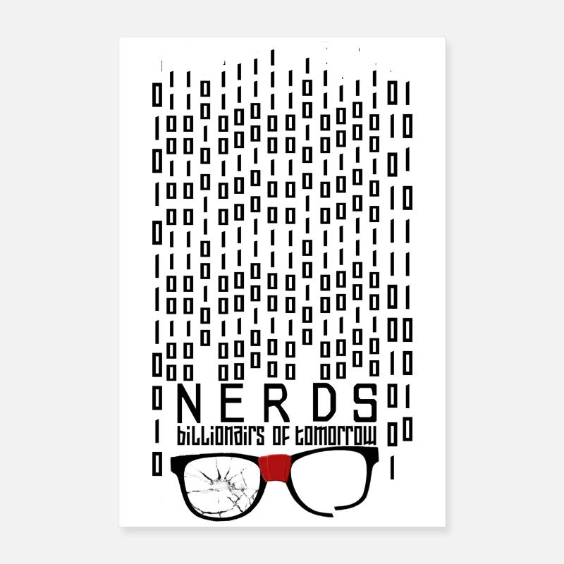 Nerdy Billionär Poster 40x60 cm