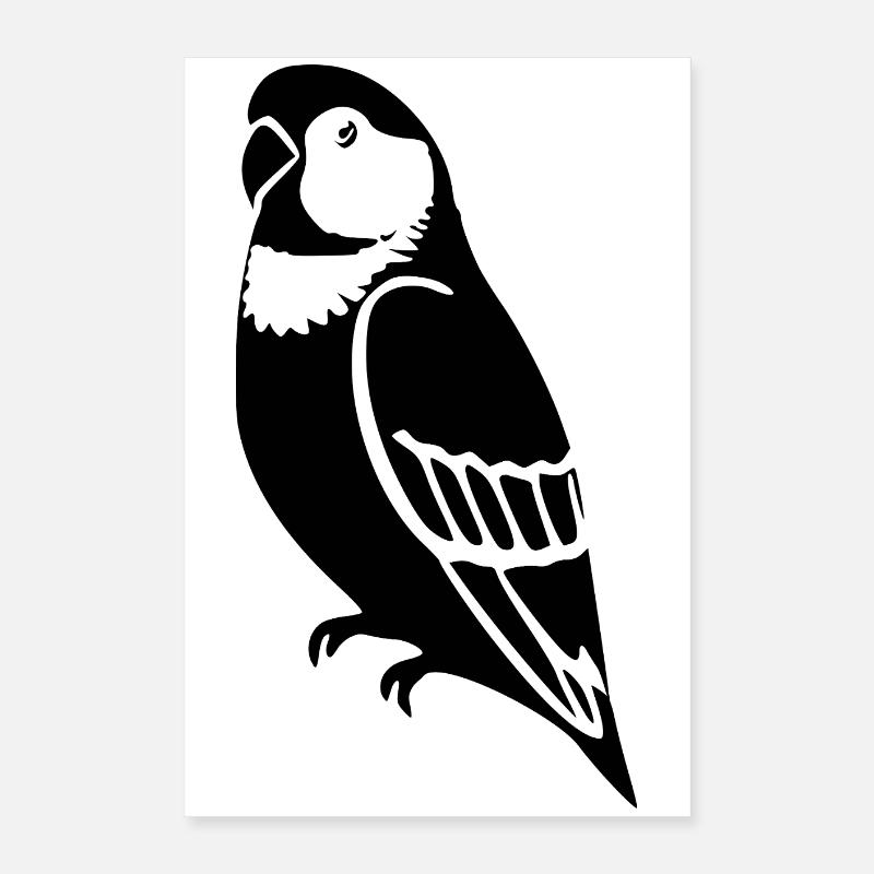 Perroquets Oiseau Geshenk Poster 40 x 60 cm