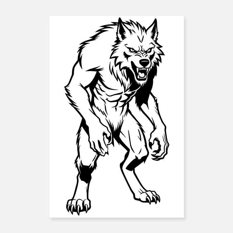Werewolf Poster 16" x 24" (40x60 cm)