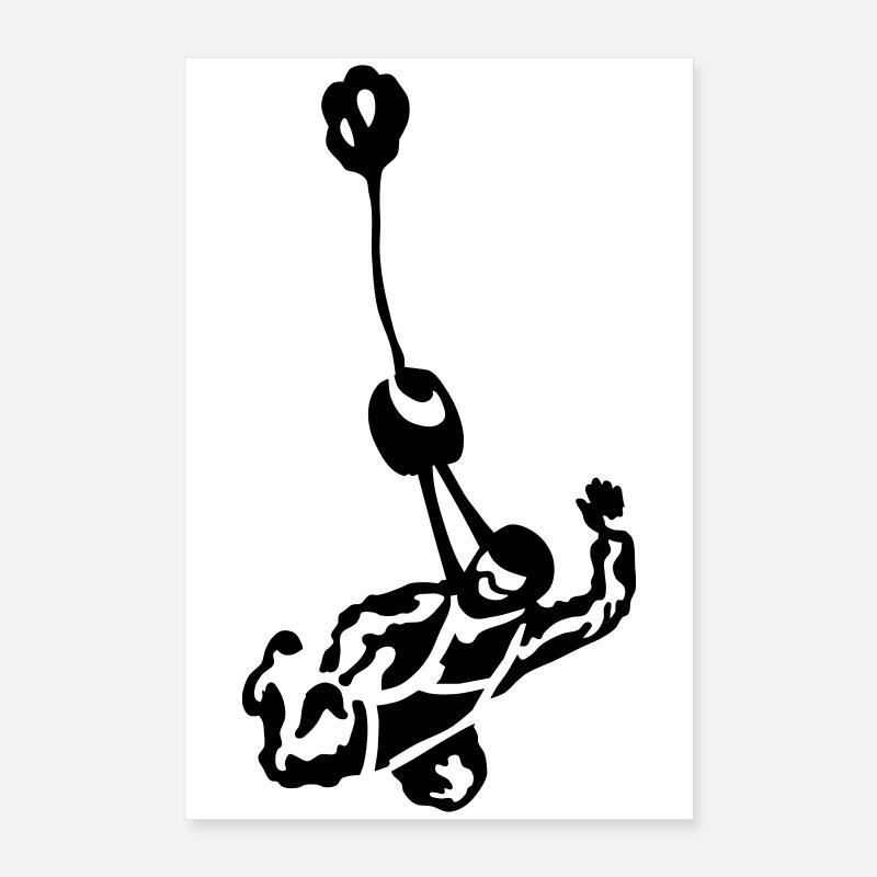 parachutist Poster 16" x 24" (40x60 cm)