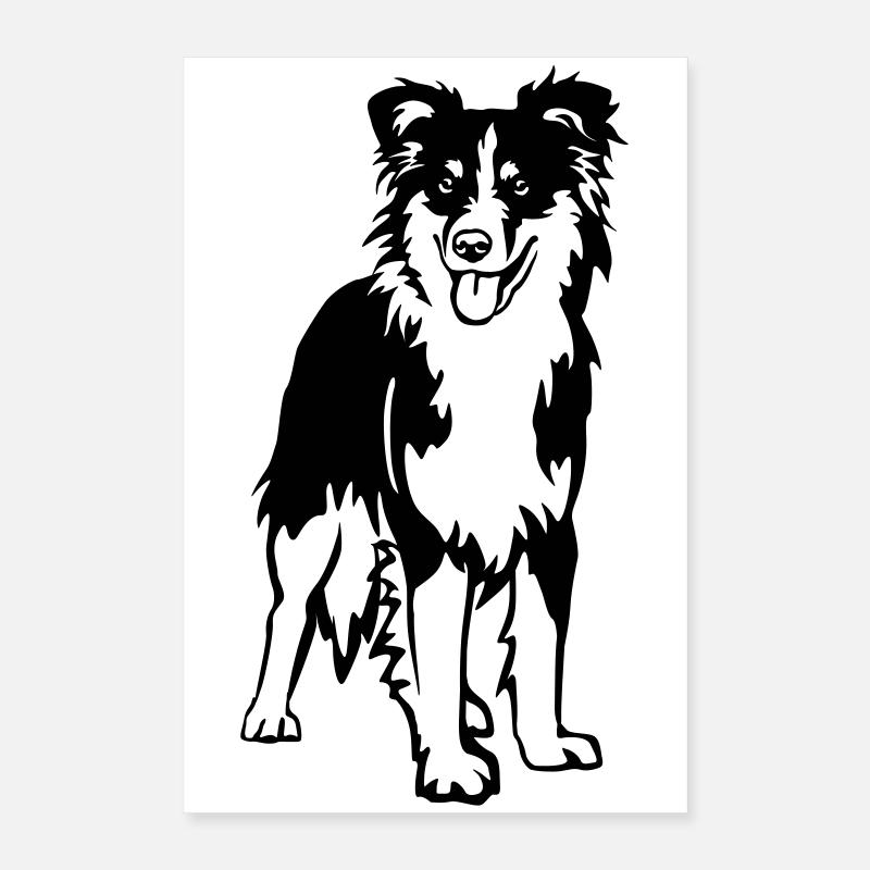 Australian Shepherd Poster 40x60 cm
