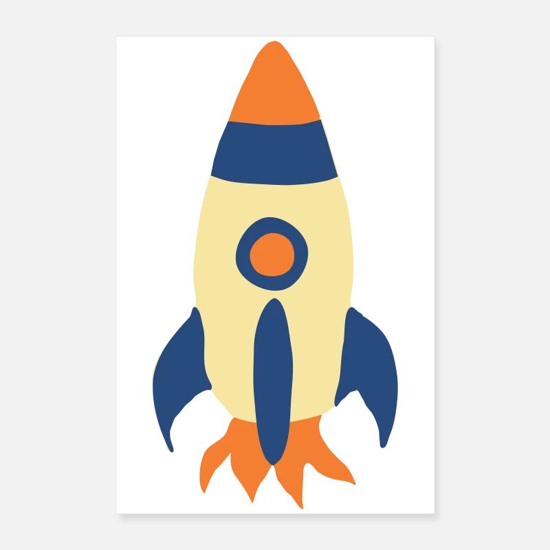 Fusée Poster 40 x 60 cm