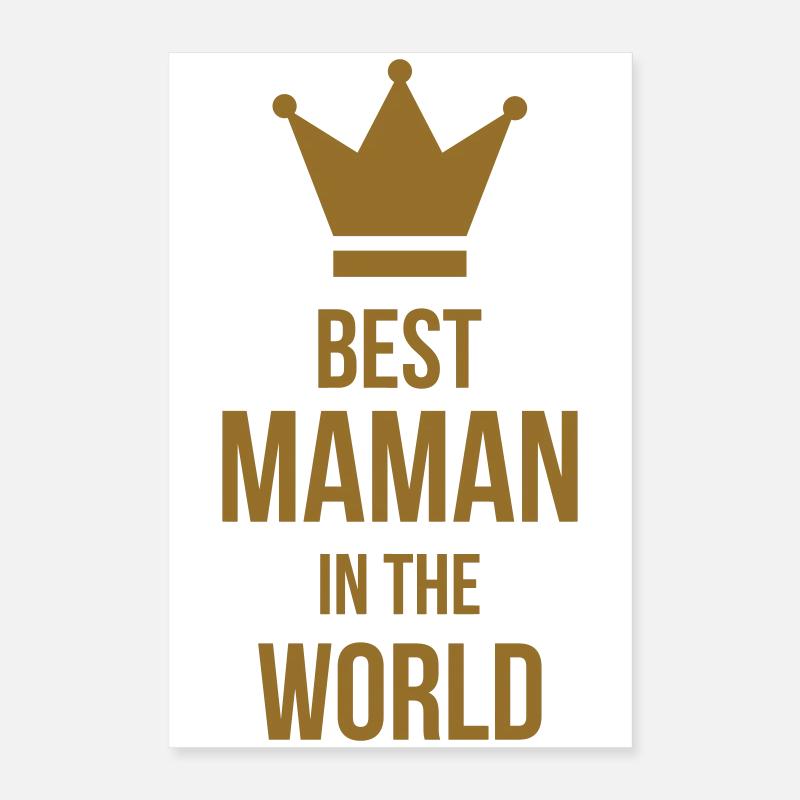 Beste Mama - Muttertag Poster 40x60 cm