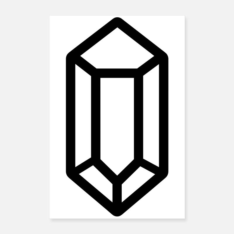 quartz crystal Poster 16" x 24" (40x60 cm)