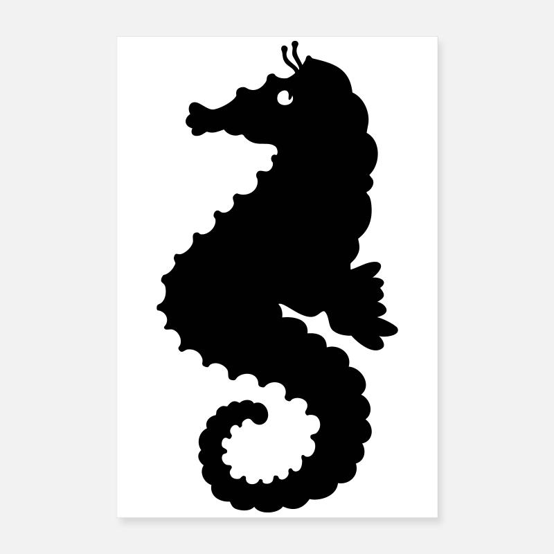 Hippocampe Poster 40 x 60 cm