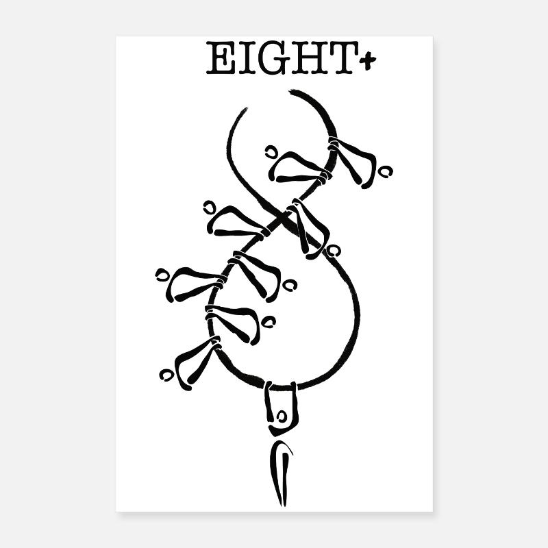 Eight+ Poster 16" x 24" (40x60 cm)