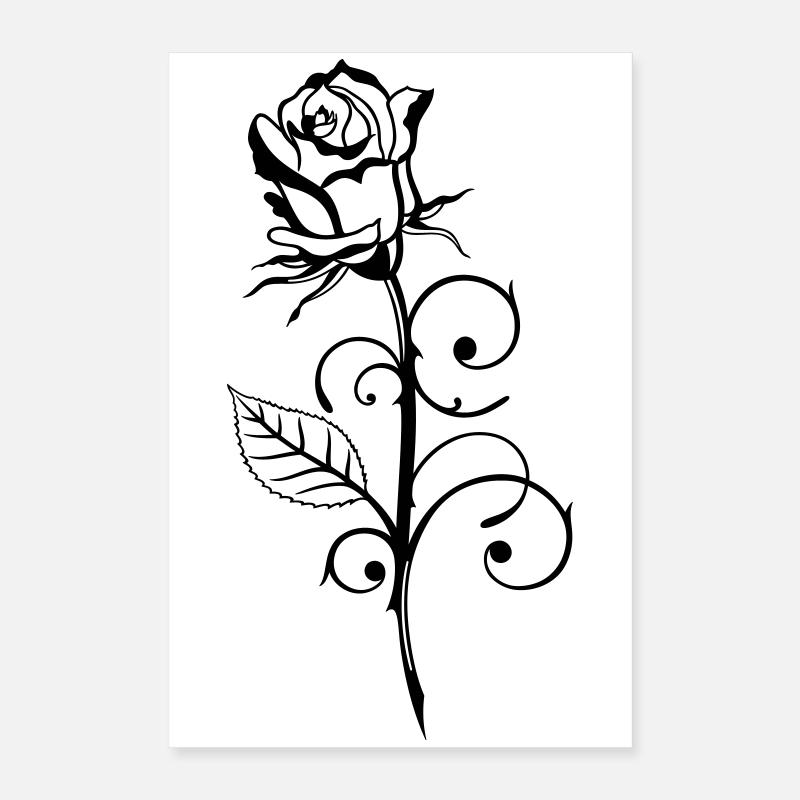 Rose, love Poster 40x60 cm