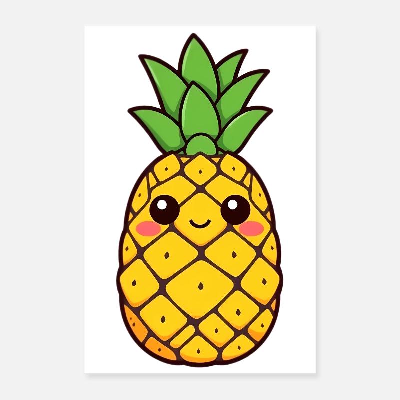 Pineapple Poster 16" x 24" (40x60 cm)