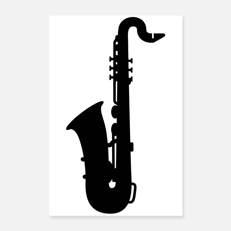 Saxophon Poster 40x60 cm
