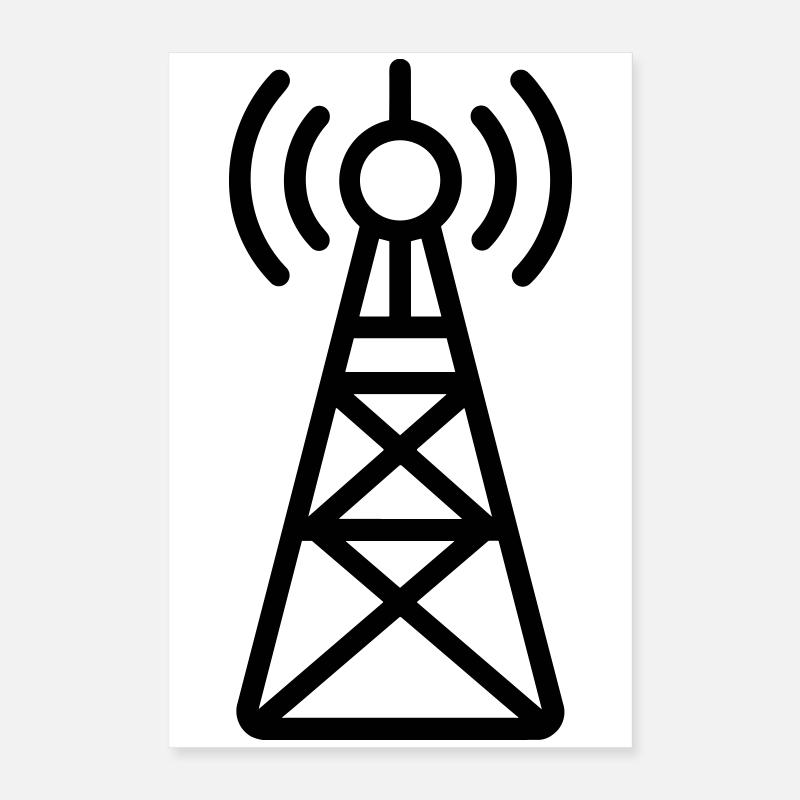 Radioturm Poster 40x60 cm