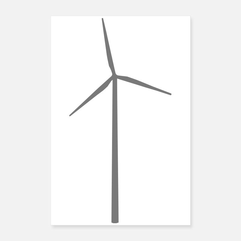Éolienne Éolienne Éolienne Poster 40 x 60 cm