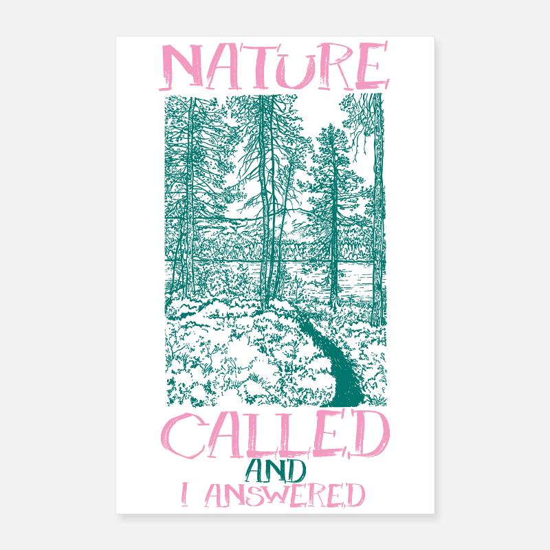 NATURE CALLING Poster 16" x 24" (40x60 cm)