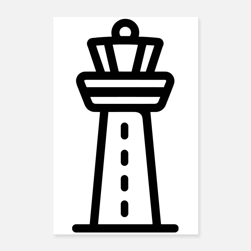 Control Tower Poster 16" x 24" (40x60 cm)