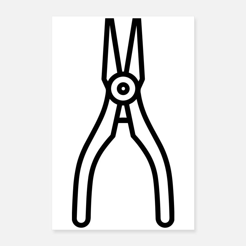 Zange Poster 40x60 cm