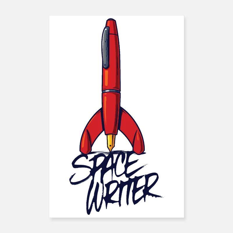 SPACE WRITER - let's talk Poster 16" x 24" (40x60 cm)