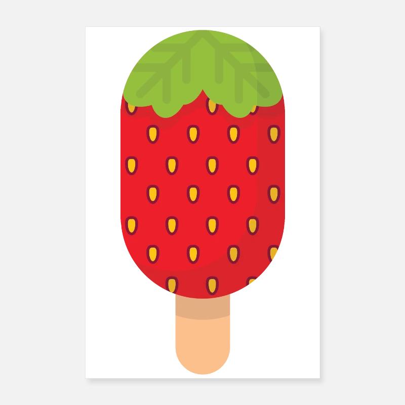 Strawberry Poster 16" x 24" (40x60 cm)