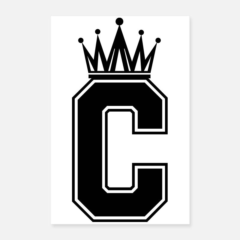 Lettre C Poster 40 x 60 cm