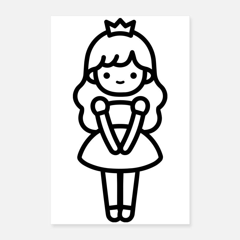 princess Poster 16" x 24" (40x60 cm)