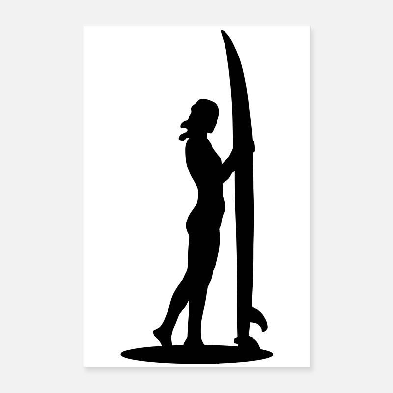 Surfing Poster 40x60 cm