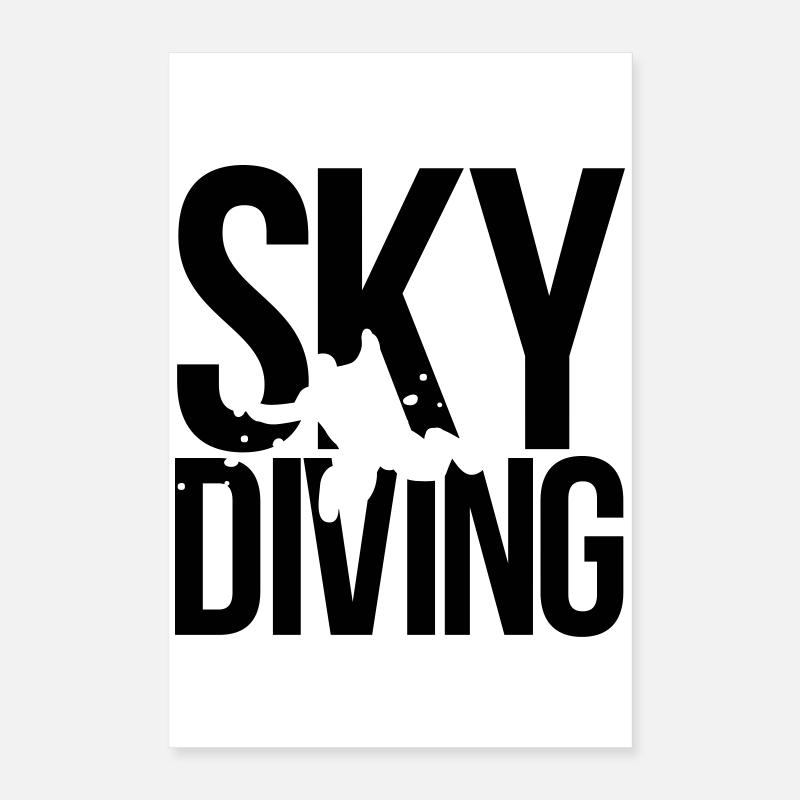Parachutisme parachutisme Poster 40 x 60 cm