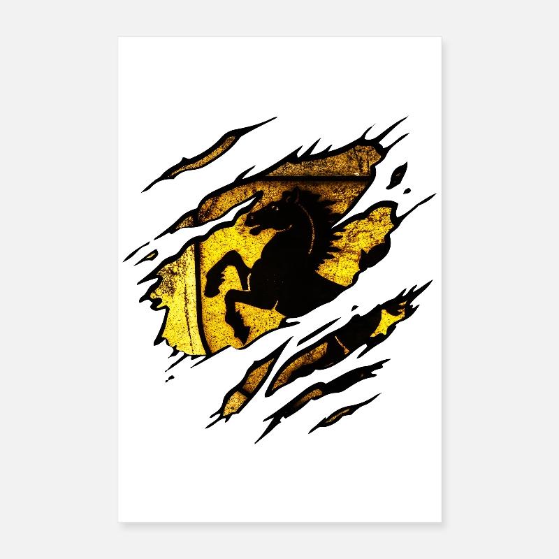 Stuttgart - Stuttgart déchiré Poster 40 x 60 cm