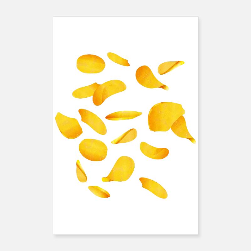 oranges de pommes de terre orange Poster 40 x 60 cm