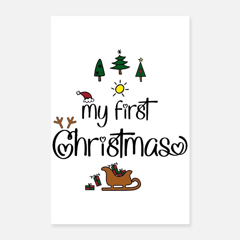 My first Christmas Poster 40x60 cm