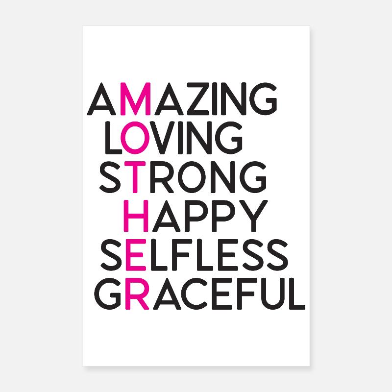 Die beste Mutter aller Zeiten Poster 40x60 cm