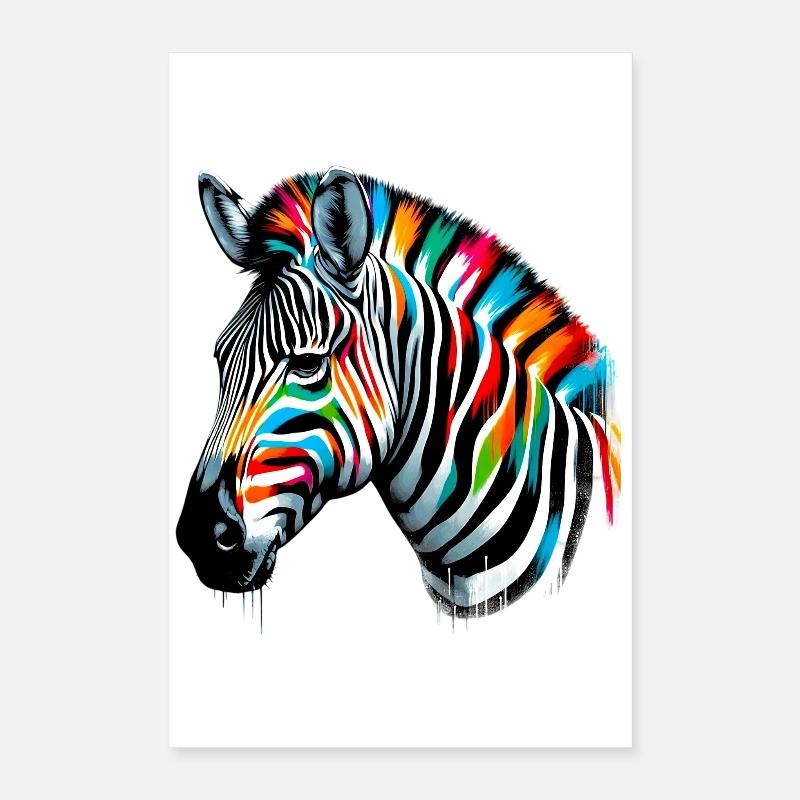 Zèbre Poster 40 x 60 cm