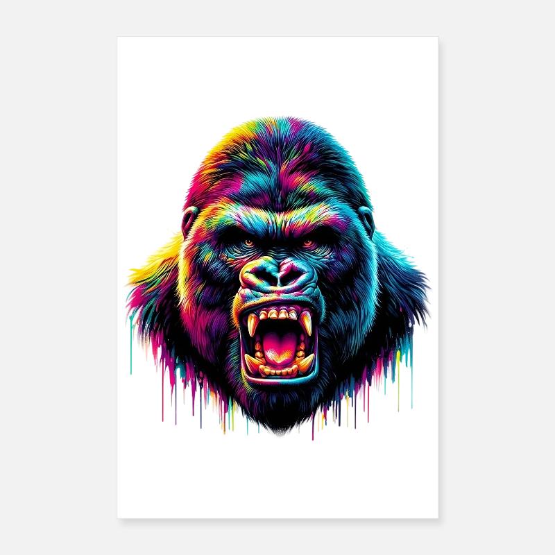 Gorille Poster 40 x 60 cm