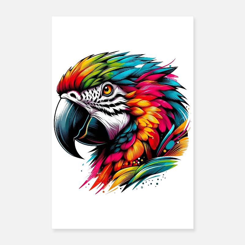 Papagei Poster 40x60 cm