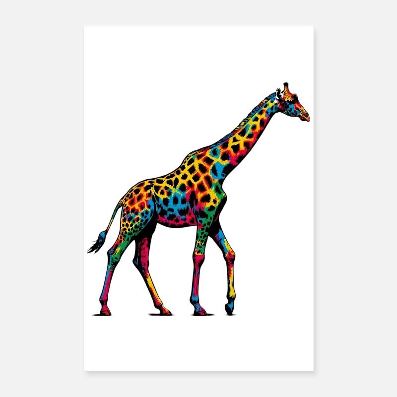 Giraffe Poster 40x60 cm