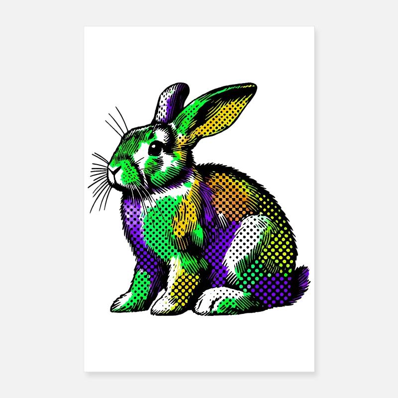 Rabbit Poster 16" x 24" (40x60 cm)