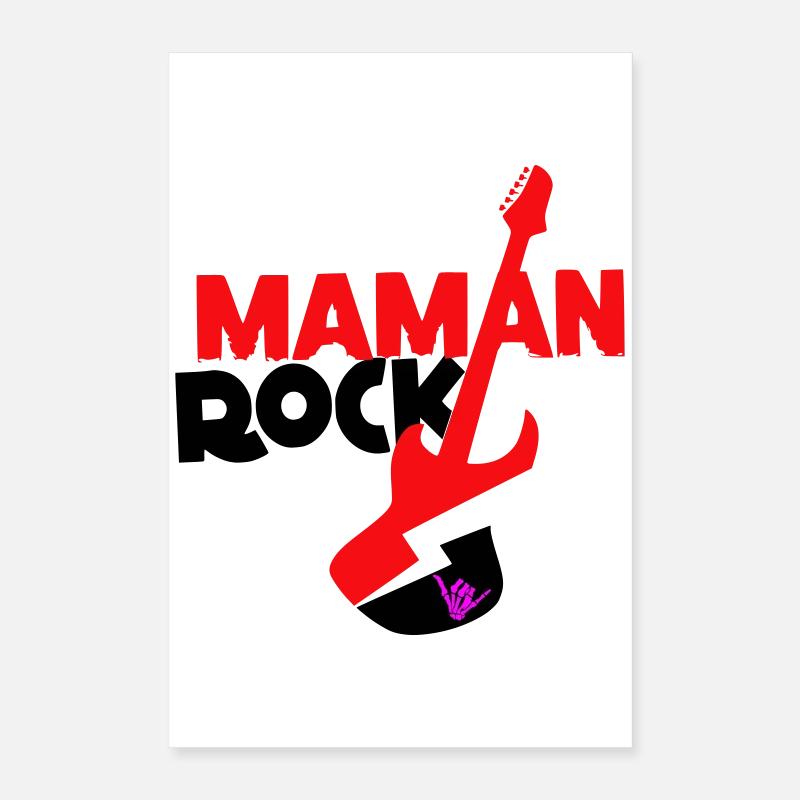 Maman rock Poster 40 x 60 cm