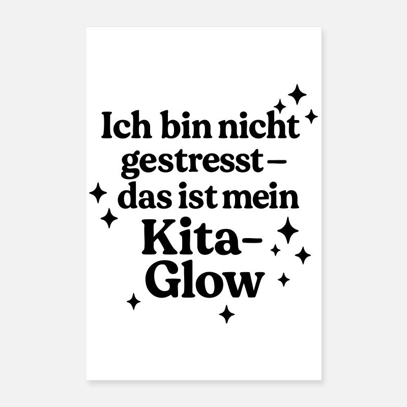 Ich bin nicht gestresst... Poster 40x60 cm