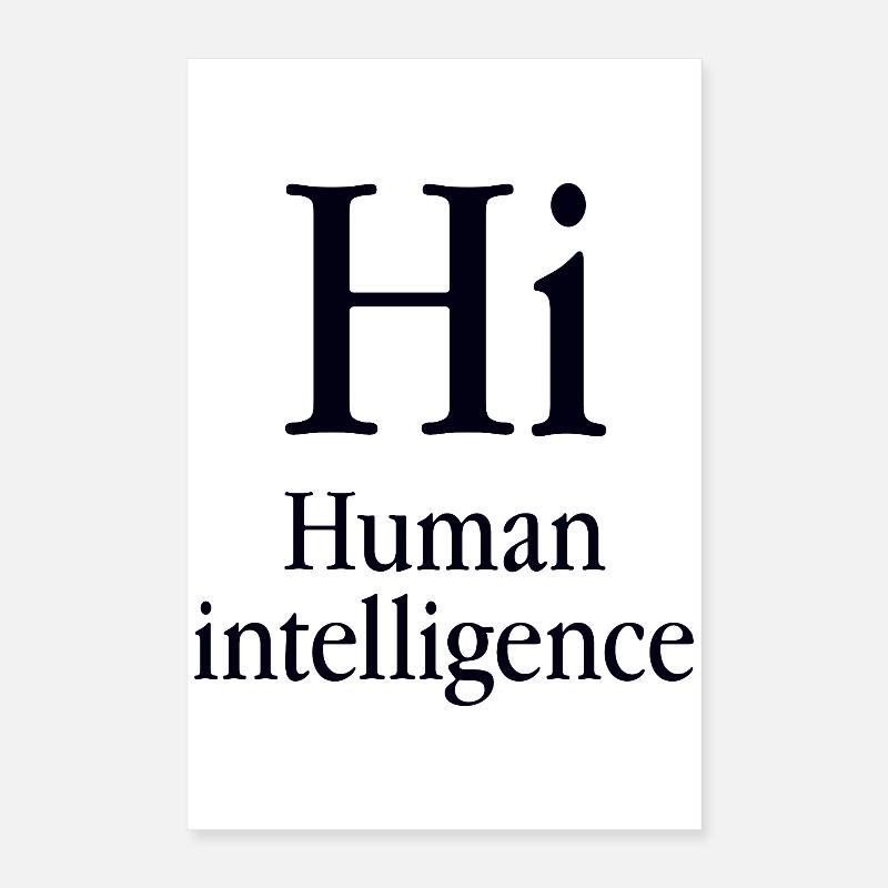 Human Mensch Poster 40x60 cm