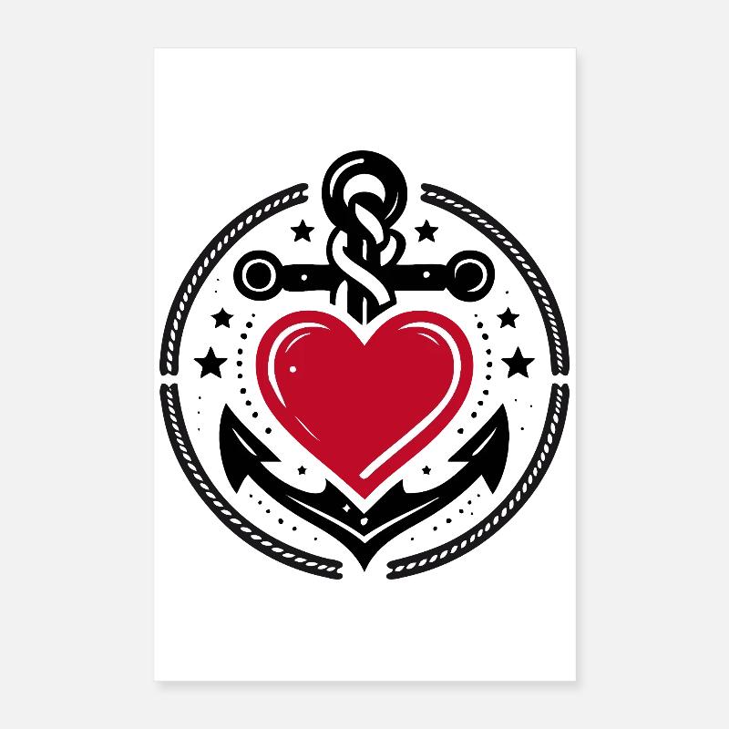 Glaube Liebe Hoffnung Poster 40x60 cm