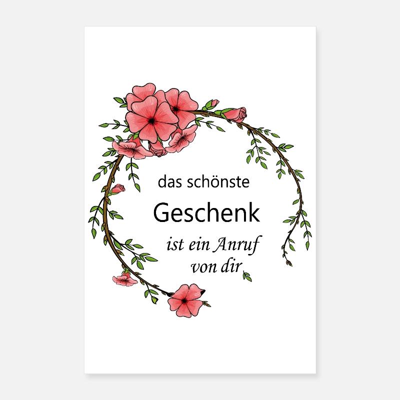 Anneau de fleurs d’hibiscus Poster 40 x 60 cm