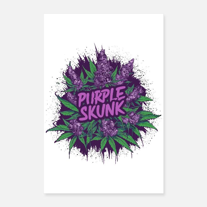 Purple Skunk Poster 40x60 cm