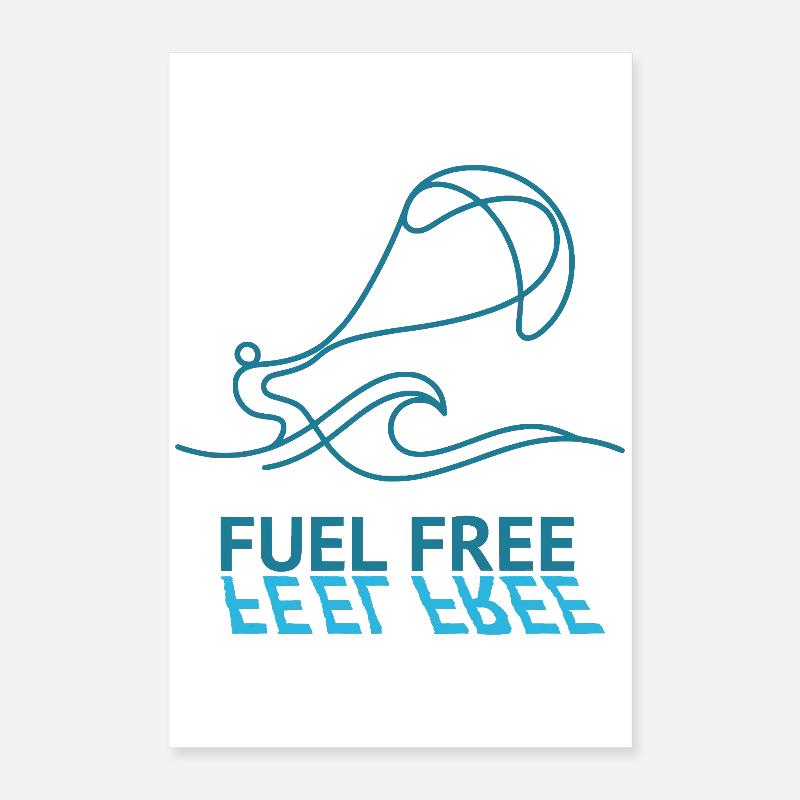 Carburant sans carburant Poster 40 x 60 cm