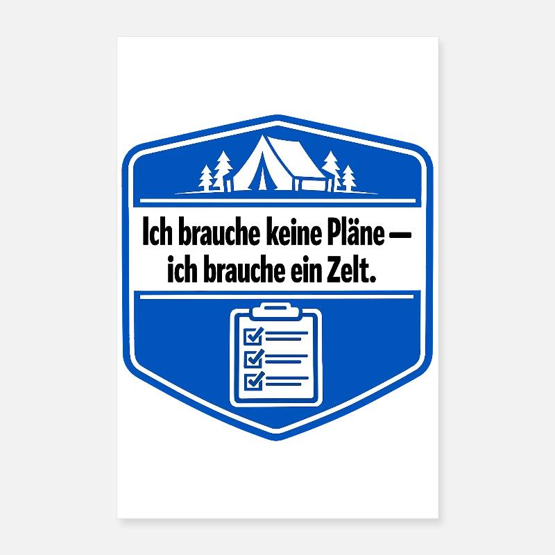I'm a camper Poster 16" x 24" (40x60 cm)